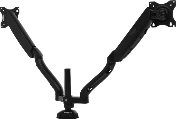 Кронштейн для мониторов ЖК Buro M8 черный 17"-27" макс.9кг крепление к столешнице поворот и наклон Кронштейн для мониторов ЖК Buro M8 черный 17"-27" макс.9кг крепление к столешнице поворот и наклон