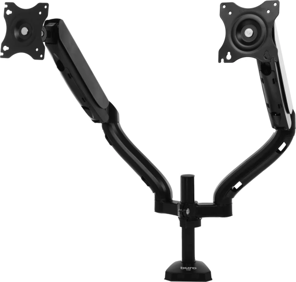 Кронштейн для мониторов ЖК Buro M8 черный 17"-27" макс.9кг крепление к столешнице поворот и наклон Кронштейн для мониторов ЖК Buro M8 черный 17"-27" макс.9кг крепление к столешнице поворот и наклон