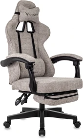 Кресло игровое Knight Lord/F бежевый Camby 20 крестов. пластик подст.для ног