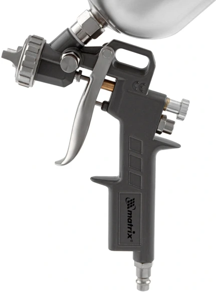 Краскораспылитель Matrix 57314 230л/мин соп.:1.8мм бак:0.6л серебристый