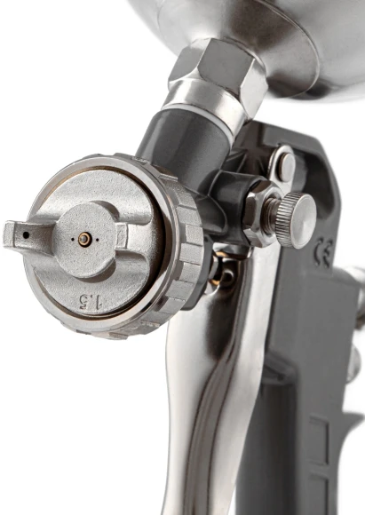 Краскораспылитель Matrix 57314 230л/мин соп.:1.8мм бак:0.6л серебристый