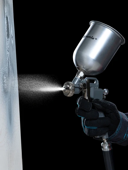 Краскораспылитель Matrix 57314 230л/мин соп.:1.8мм бак:0.6л серебристый