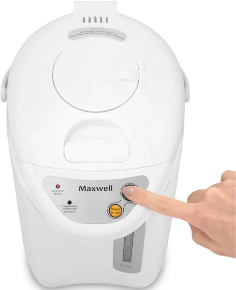 Термопот Maxwell MW-1754 3.3л. 750Вт белый Термопот Maxwell MW-1754 3.3л. 750Вт белый