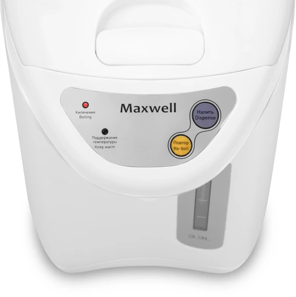 Термопот Maxwell MW-1754 3.3л. 750Вт белый Термопот Maxwell MW-1754 3.3л. 750Вт белый