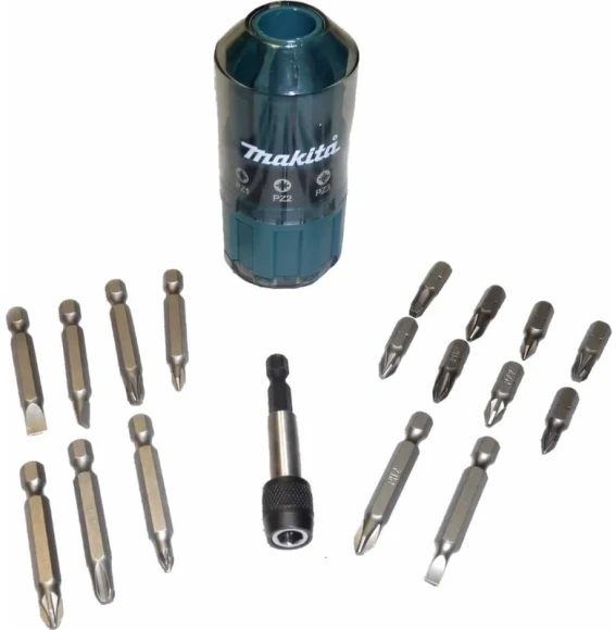 Набор бит Makita B-28896 (18пред.) для шуруповертов Набор бит Makita B-28896 (18пред.) для шуруповертов