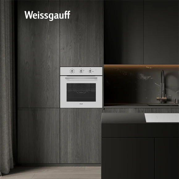 Духовой шкаф Электрический Weissgauff EOM 208 PDW Steam Clean белый