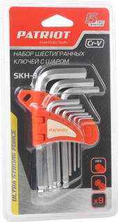 Набор ключей Patriot SKH-9 (350002003) Набор ключей Patriot SKH-9 (350002003)