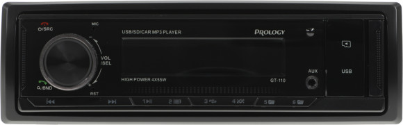Автомагнитола Prology GT-110 1DIN 4x55Вт v4.2 (PRGT110) Автомагнитола Prology GT-110 1DIN 4x55Вт v4.2 (PRGT110)