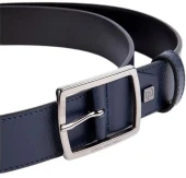 Ремень мужской Piquadro Blue Square CU6742B2/BLUN 125х3.5см синий/черный натур.кожа