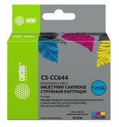 Картридж струйный Cactus CS-CC644 №121XL многоцветный (18мл) для HP DJ D1663/D2500/D2563/D2663/D5563/F2423/F2493/F4213/F4275/F4280/F4283/F4583/PS C4683/C4783 с чипом Картридж струйный Cactus CS-CC644 №121XL многоцветный (18мл) для HP DJ D1663/D2500/D2563/D2663/D5563/F2423/F2493/F4213/F4275/F4280/F4283/F4583/PS C4683/C4783 с чипом