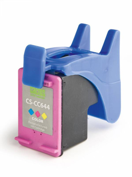 Картридж струйный Cactus CS-CC644 №121XL многоцветный (18мл) для HP DJ D1663/D2500/D2563/D2663/D5563/F2423/F2493/F4213/F4275/F4280/F4283/F4583/PS C4683/C4783 с чипом