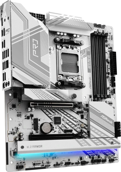 Материнская плата Asrock X870 PRO RS Socket AM5 AMD X870 4xDDR5 ATX AC`97 8ch(7.1) 2.5Gg RAID+HDMI