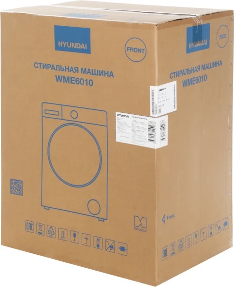 Стиральная машина Hyundai WME6010 класс: A+++ загр.фронтальная макс.:6кг белый инвертор Стиральная машина Hyundai WME6010 класс: A+++ загр.фронтальная макс.:6кг белый инвертор