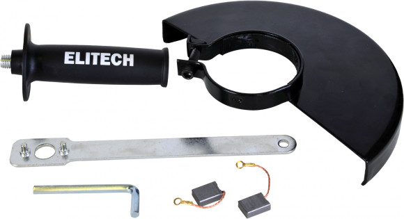 Углошлифовальная машина Elitech МШУ 202Э 2000Вт 6600об/мин рез.шпин.:M14 d=230мм (E2213.024.00) Углошлифовальная машина Elitech МШУ 202Э 2000Вт 6600об/мин рез.шпин.:M14 d=230мм (E2213.024.00)