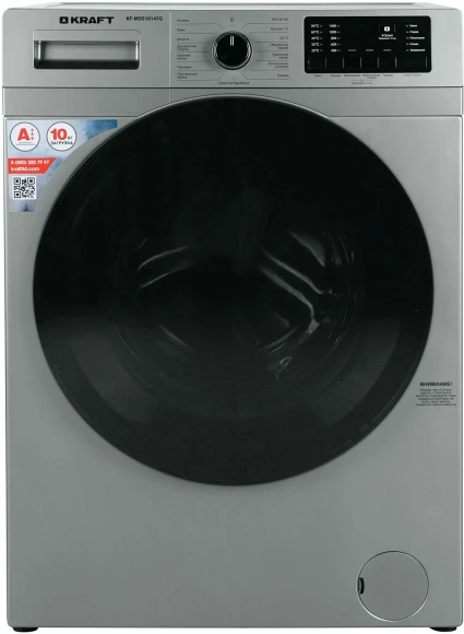 Стиральная машина Kraft KF-MDS12146W класс: A+++ загр.фронтальная макс.:12кг белый инвертор