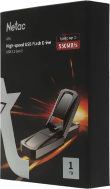 Флеш Диск Netac 1TB US5 NT03US5C-001T-32TA USB3.2 серый Флеш Диск Netac 1TB US5 NT03US5C-001T-32TA USB3.2 серый