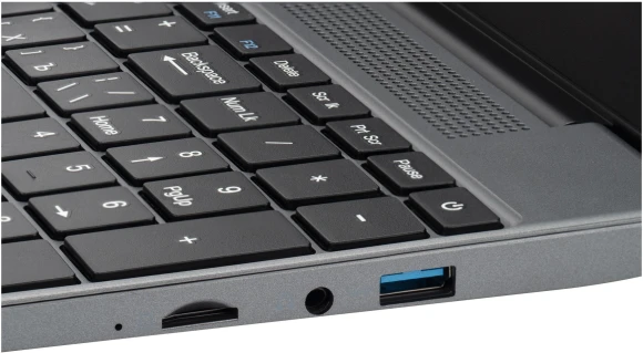 Ноутбук IRU Tactio 15PHC Ryzen 5 7430U 16Gb SSD512Gb AMD Radeon Graphics 15.6" IPS FHD (1920x1080) Windows 11 Pro Multi Language black WiFi BT Cam (2046012)