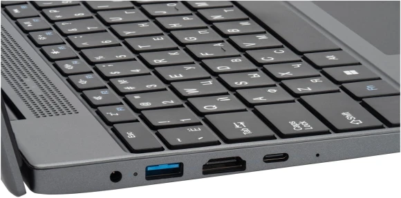 Ноутбук IRU Tactio 15PHC Ryzen 5 7430U 16Gb SSD512Gb AMD Radeon Graphics 15.6" IPS FHD (1920x1080) Windows 11 Pro Multi Language black WiFi BT Cam (2046012)