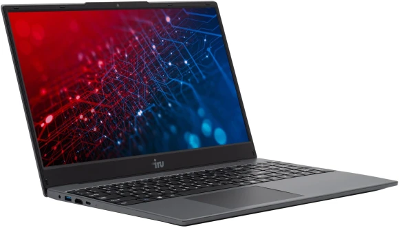 Ноутбук IRU Tactio 15PHC Ryzen 5 7430U 16Gb SSD512Gb AMD Radeon Graphics 15.6" IPS FHD (1920x1080) Windows 11 Pro Multi Language black WiFi BT Cam (2046012)