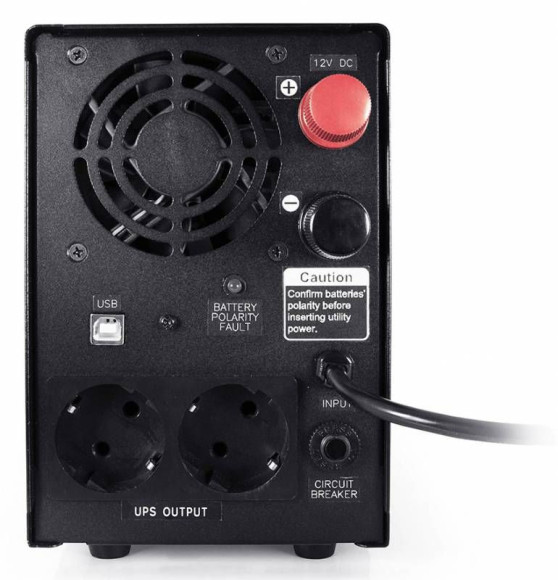 Источник бесперебойного питания Powercom Infinity INF-800 480Вт 800ВА черный без батареи