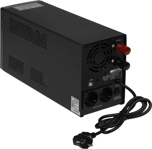 Источник бесперебойного питания Powercom Infinity INF-800 480Вт 800ВА черный без батареи