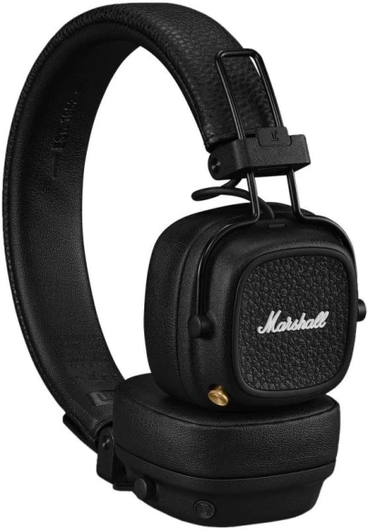 Гарнитура накладные Marshall Major V черный беспроводные bluetooth оголовье (MAJOR V BLACK) Гарнитура накладные Marshall Major V черный беспроводные bluetooth оголовье (MAJOR V BLACK)