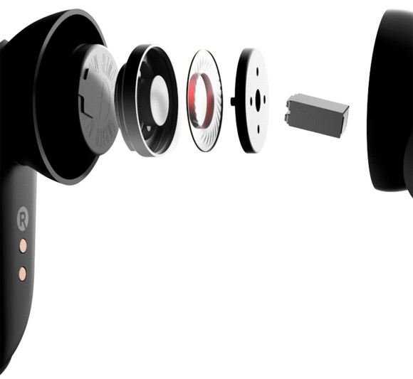 Гарнитура вкладыши Edifier NeoBuds Pro черный беспроводные bluetooth в ушной раковине