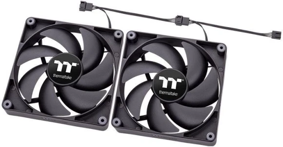 Вентилятор для корпуса Thermaltake CT140 140х140x25 черный 4-pin 30.5дБ (упак.:2шт) (CL-F148-PL14BL-A) Ret Вентилятор для корпуса Thermaltake CT140 140х140x25 черный 4-pin 30.5дБ (упак.:2шт) (CL-F148-PL14BL-A) Ret