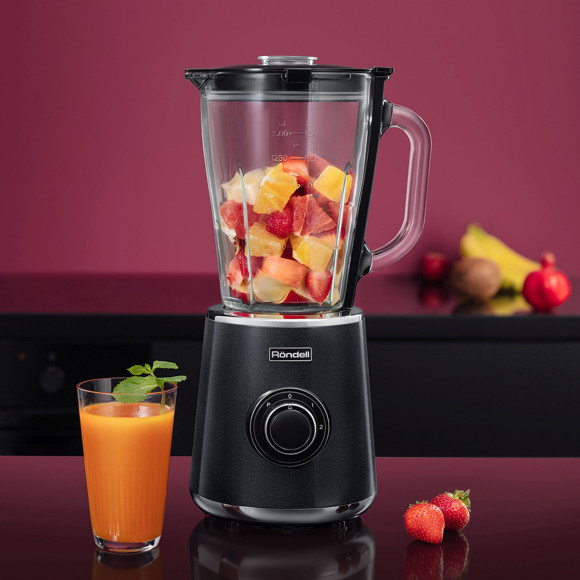 Блендер стационарный Rondell RDE-1251 1500Вт черный/серебристый