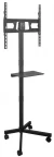 Стойка для телевизора Kromax OMEGA-18 черный 26"-65" макс.40кг напольный мобильный