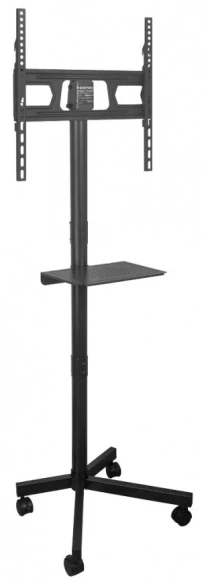 Стойка для телевизора Kromax OMEGA-18 черный 26"-65" макс.40кг напольный мобильный