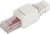 Коннектор Lanmaster LAN-TMP-U6-WH полев.RJ45 кат.6 UTP бел.