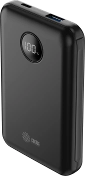 Мобильный аккумулятор Cactus CS-PBFSUA-10000 10000mAh 22.5W 4.5A USB-C беспров.зар. черный Мобильный аккумулятор Cactus CS-PBFSUA-10000 10000mAh 22.5W 4.5A USB-C беспров.зар. черный