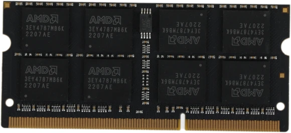 Память DDR3 8Gb 1600MHz AMD R538G1601S2S-U RTL PC3-12800 CL11 SO-DIMM 204-pin 1.5В dual rank Ret Память DDR3 8Gb 1600MHz AMD R538G1601S2S-U RTL PC3-12800 CL11 SO-DIMM 204-pin 1.5В dual rank Ret