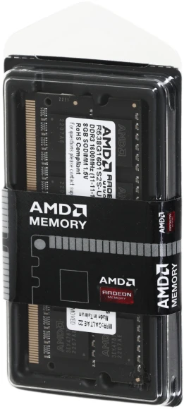 Память DDR3 8Gb 1600MHz AMD R538G1601S2S-U RTL PC3-12800 CL11 SO-DIMM 204-pin 1.5В dual rank Ret Память DDR3 8Gb 1600MHz AMD R538G1601S2S-U RTL PC3-12800 CL11 SO-DIMM 204-pin 1.5В dual rank Ret