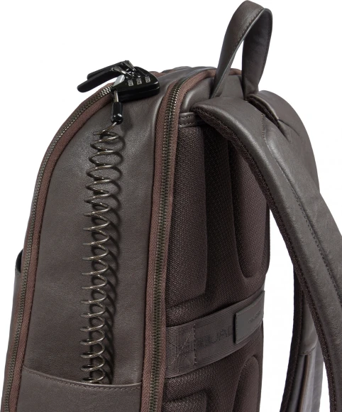 Рюкзак мужской Piquadro Black Square CA6503B3/TM темно-коричневый кожа
