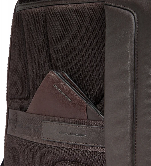Рюкзак мужской Piquadro Black Square CA6503B3/TM темно-коричневый кожа