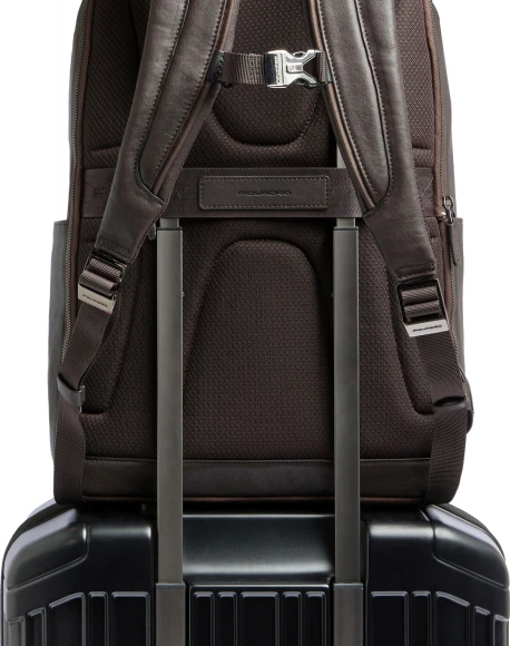 Рюкзак мужской Piquadro Black Square CA6503B3/TM темно-коричневый кожа
