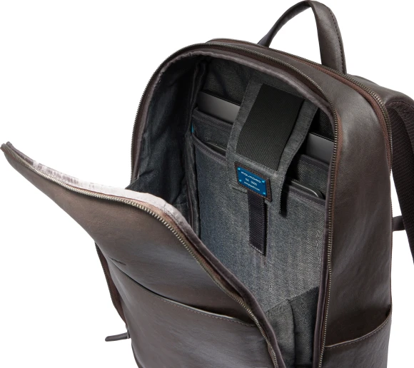 Рюкзак мужской Piquadro Black Square CA6503B3/TM темно-коричневый кожа