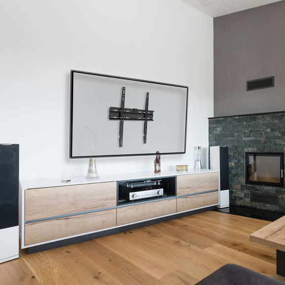 Кронштейн для телевизора Arm Media PLASMA-3 new черный 22"-65" макс.55кг настенный фиксированный