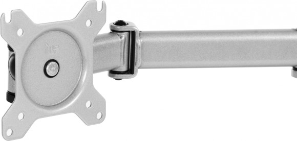 Кронштейн для мониторов Cactus CS-VM-D29-AL серебристый 13"-27" макс.8кг настольный поворот и наклон Кронштейн для мониторов Cactus CS-VM-D29-AL серебристый 13"-27" макс.8кг настольный поворот и наклон