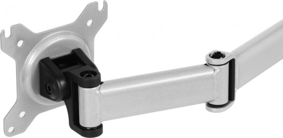 Кронштейн для мониторов Cactus CS-VM-D29-AL серебристый 13"-27" макс.8кг настольный поворот и наклон Кронштейн для мониторов Cactus CS-VM-D29-AL серебристый 13"-27" макс.8кг настольный поворот и наклон