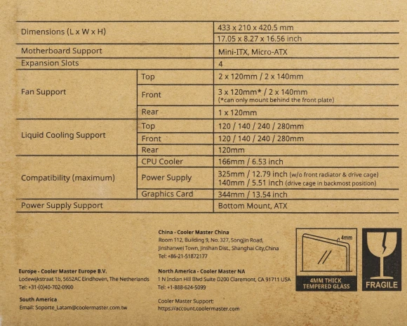 Корпус Cooler Master MasterBox TD300 Mesh черный без БП mATX 4x120mm 4x140mm 2xUSB3.0 audio bott PSU