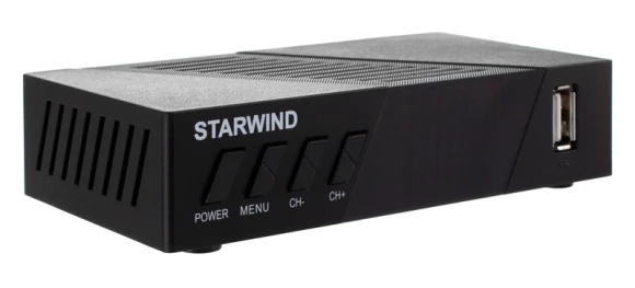 Ресивер DVB-T2 Starwind CT-140 черный Ресивер DVB-T2 Starwind CT-140 черный