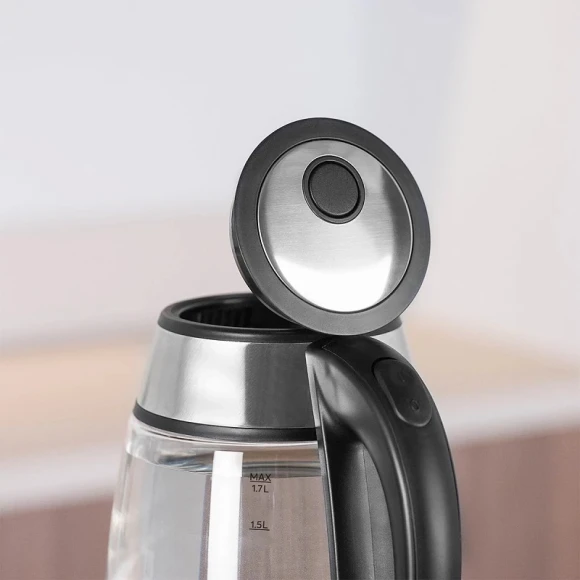 Чайник электрический Scarlett SC-EK27G54 1.7л. 1800Вт серебристый/черный корпус: нерж.сталь/стекло Чайник электрический Scarlett SC-EK27G54 1.7л. 1800Вт серебристый/черный корпус: нерж.сталь/стекло