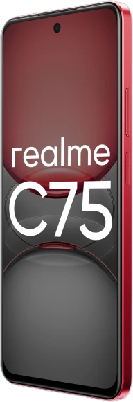 Смартфон Realme RMX3941 C75 256Gb 8Gb красный моноблок 3G 4G 2Sim 6.72" 1080x2400 Android 14 50Mpix 802.11 a/b/g/n/ac NFC GPS GSM900/1800 GSM1900 Protect A-GPS microSD max2048Gb