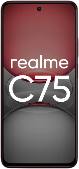 Смартфон Realme RMX3941 C75 256Gb 8Gb красный моноблок 3G 4G 2Sim 6.72" 1080x2400 Android 14 50Mpix 802.11 a/b/g/n/ac NFC GPS GSM900/1800 GSM1900 Protect A-GPS microSD max2048Gb