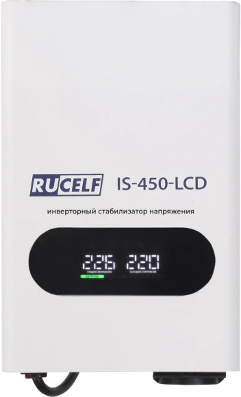 Стабилизатор напряжения Rucelf IS-650-LCD 0.6кВА однофазный белый
