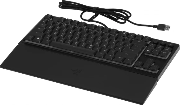 Клавиатура Razer Ornata V3 Tenkeyless черный USB Multimedia for gamer LED (подставка для запястий) (RZ03-04880100-R3M1) кабель 2м