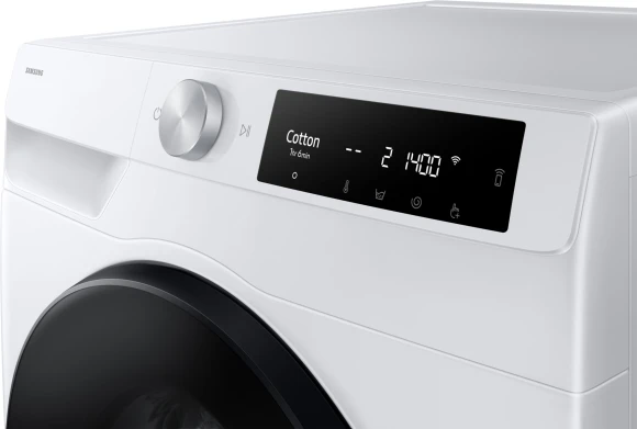 Стиральная машина Samsung WD11DG6B85BELP класс: A загр.фронтальная макс.:11кг (с сушкой) белый инвертор